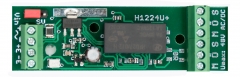 Hutschienen- Relaisplatine „H1224U+“ für den AC/DC Betrieb