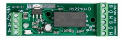 Hutschienen - Relaisplatine „H1224U+O“ für den AC/DC Betrieb